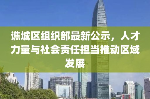 谯城区组织部最新公示，人才力量与社会责任担当推动区域发展