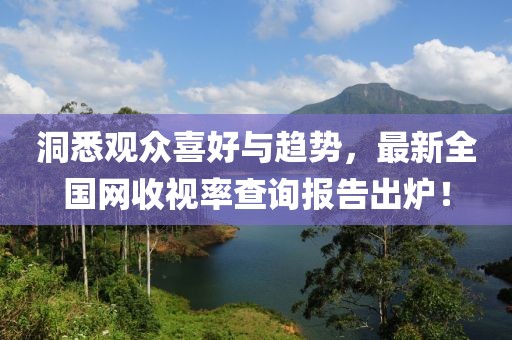 洞悉观众喜好与趋势，最新全国网收视率查询报告出炉！