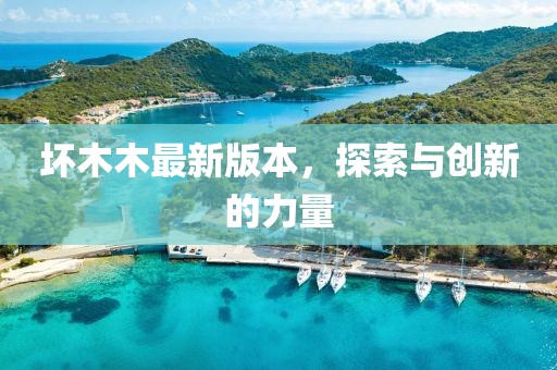 坏木木最新版本，探索与创新的力量