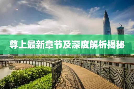 尊上最新章节及深度解析揭秘