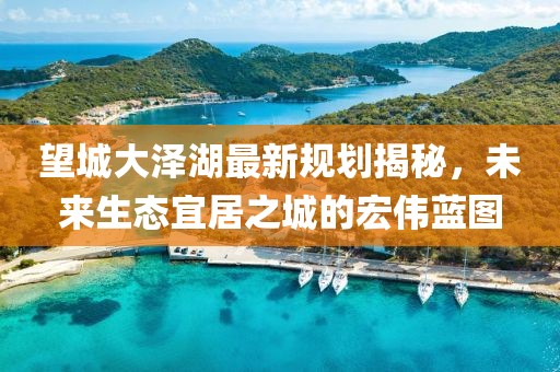 望城大泽湖最新规划揭秘，未来生态宜居之城的宏伟蓝图