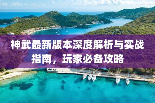 神武最新版本深度解析与实战指南，玩家必备攻略