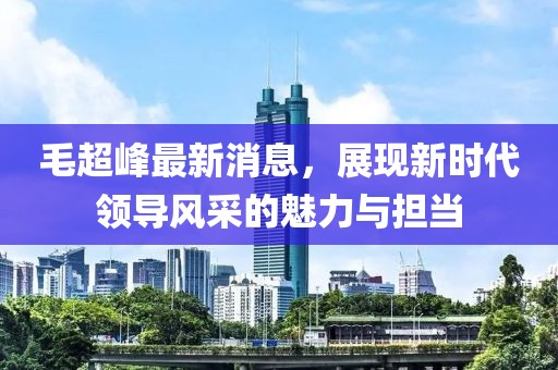 毛超峰最新消息，展现新时代领导风采的魅力与担当