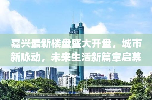 嘉兴最新楼盘盛大开盘，城市新脉动，未来生活新篇章启幕