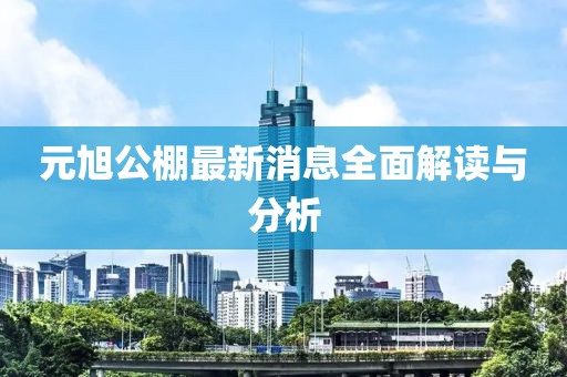 元旭公棚最新消息全面解读与分析