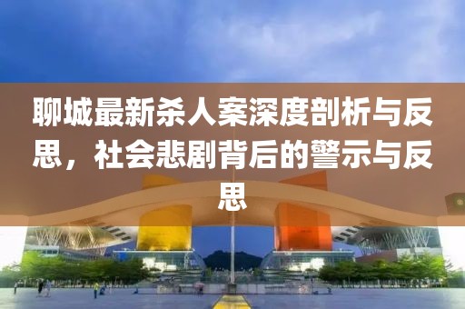 聊城最新杀人案深度剖析与反思，社会悲剧背后的警示与反思
