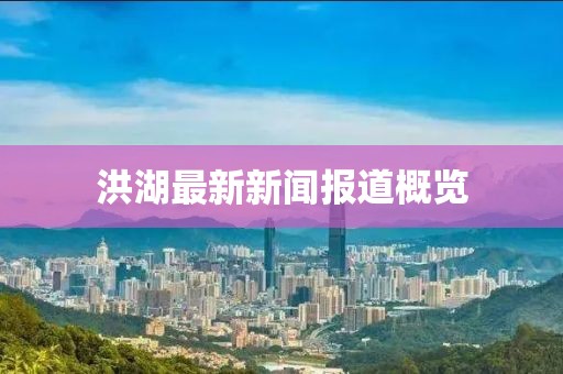 洪湖最新新闻报道概览