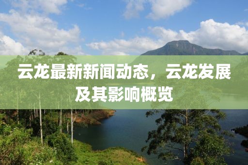 云龙最新新闻动态，云龙发展及其影响概览