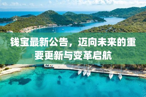 钱宝最新公告，迈向未来的重要更新与变革启航
