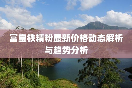 富宝铁精粉最新价格动态解析与趋势分析