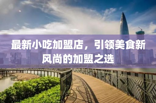 最新小吃加盟店，引领美食新风尚的加盟之选