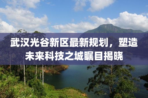 武汉光谷新区最新规划，塑造未来科技之城瞩目揭晓