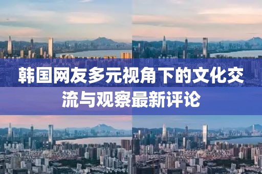 韩国网友多元视角下的文化交流与观察最新评论