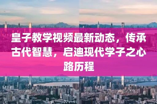 皇子教学视频最新动态，传承古代智慧，启迪现代学子之心路历程