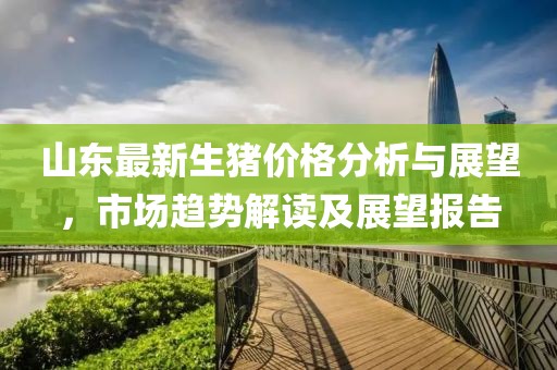 山东最新生猪价格分析与展望，市场趋势解读及展望报告
