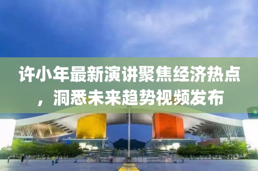 许小年最新演讲聚焦经济热点，洞悉未来趋势视频发布