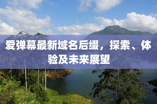 爱弹幕最新域名后缀，探索、体验及未来展望