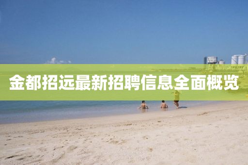 金都招远最新招聘信息全面概览