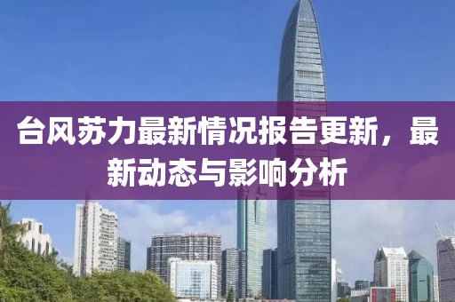 台风苏力最新情况报告更新，最新动态与影响分析