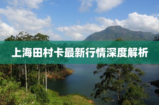上海田村卡最新行情深度解析