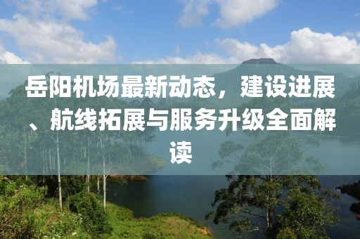 岳阳机场最新动态，建设进展、航线拓展与服务升级全面解读