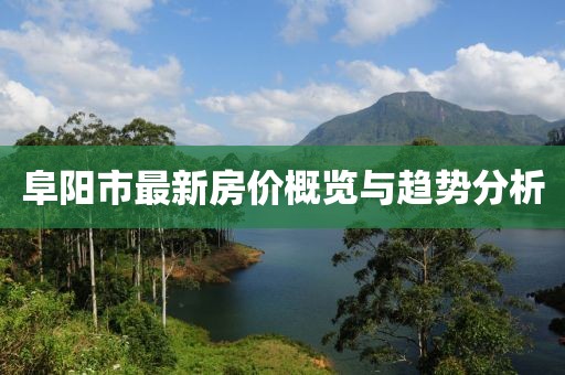 阜阳市最新房价概览与趋势分析
