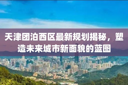 天津团泊西区最新规划揭秘，塑造未来城市新面貌的蓝图