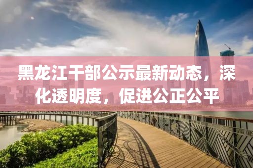 黑龙江干部公示最新动态，深化透明度，促进公正公平