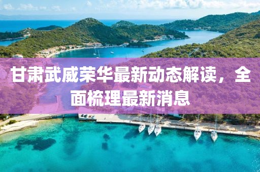 甘肃武威荣华最新动态解读，全面梳理最新消息