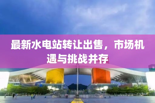 最新水电站转让出售，市场机遇与挑战并存