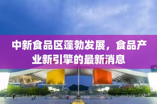 中新食品区蓬勃发展，食品产业新引擎的最新消息