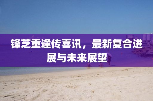 锋芝重逢传喜讯，最新复合进展与未来展望