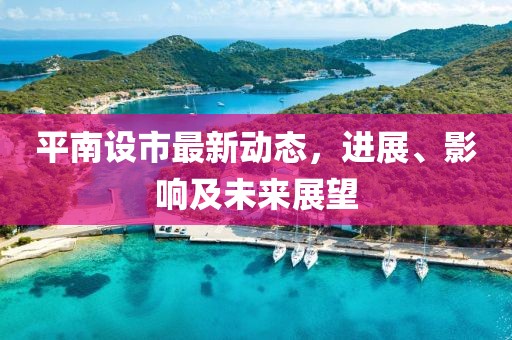 平南设市最新动态，进展、影响及未来展望