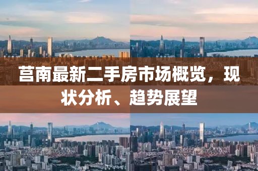 莒南最新二手房市场概览，现状分析、趋势展望