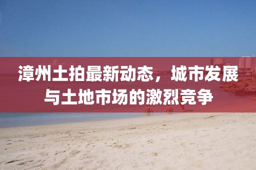 漳州土拍最新动态，城市发展与土地市场的激烈竞争