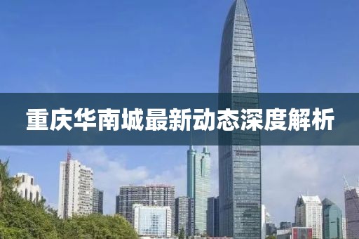 重庆华南城最新动态深度解析