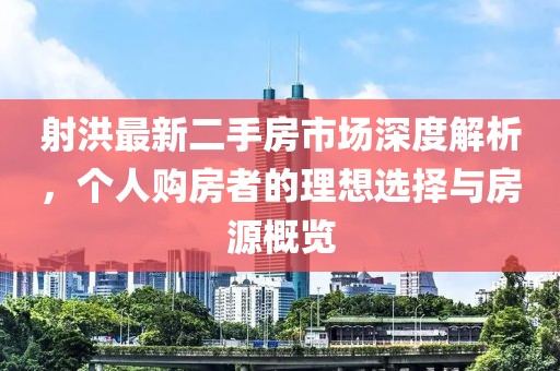 射洪最新二手房市场深度解析，个人购房者的理想选择与房源概览