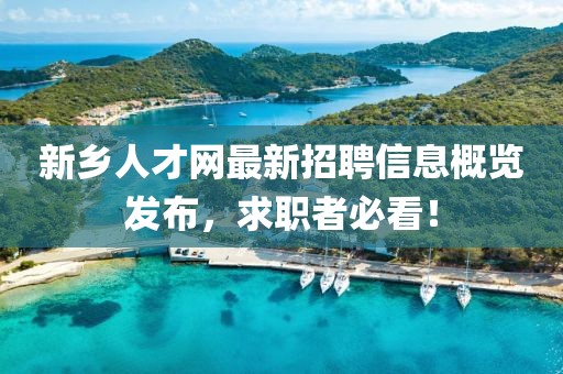 新乡人才网最新招聘信息概览发布，求职者必看！