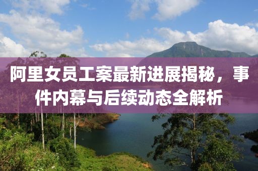 阿里女员工案最新进展揭秘，事件内幕与后续动态全解析
