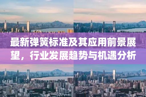 最新弹簧标准及其应用前景展望，行业发展趋势与机遇分析