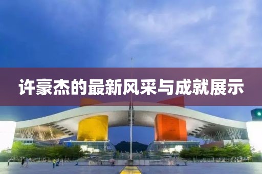 许豪杰的最新风采与成就展示