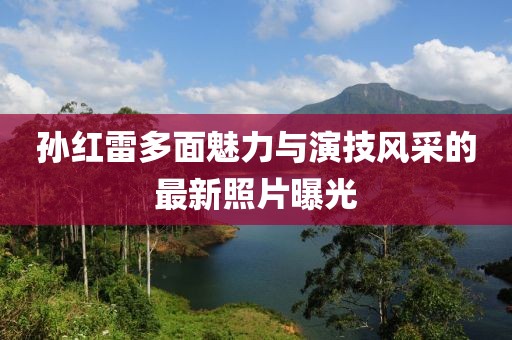 孙红雷多面魅力与演技风采的最新照片曝光
