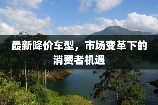最新降价车型，市场变革下的消费者机遇