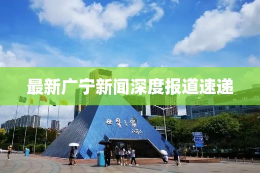 最新广宁新闻深度报道速递