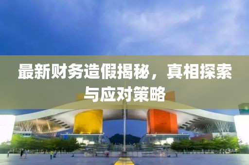最新财务造假揭秘，真相探索与应对策略