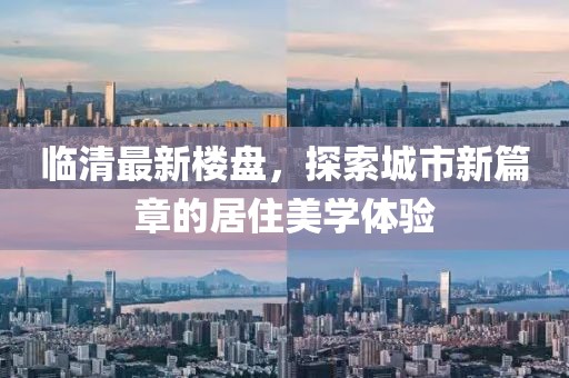 临清最新楼盘，探索城市新篇章的居住美学体验
