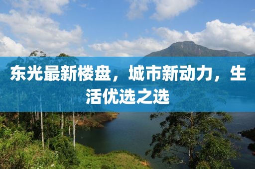 东光最新楼盘，城市新动力，生活优选之选