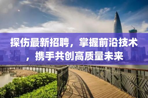 探伤最新招聘，掌握前沿技术，携手共创高质量未来