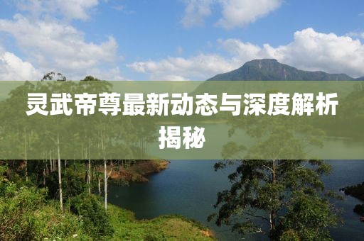 灵武帝尊最新动态与深度解析揭秘