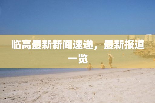 临高最新新闻速递，最新报道一览